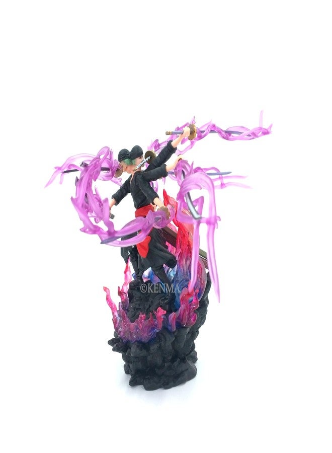 KENMA One Piece Zoro 9 Sword Mini Version 18 Cm Figurine with Box PVC Action Figures - Image 4